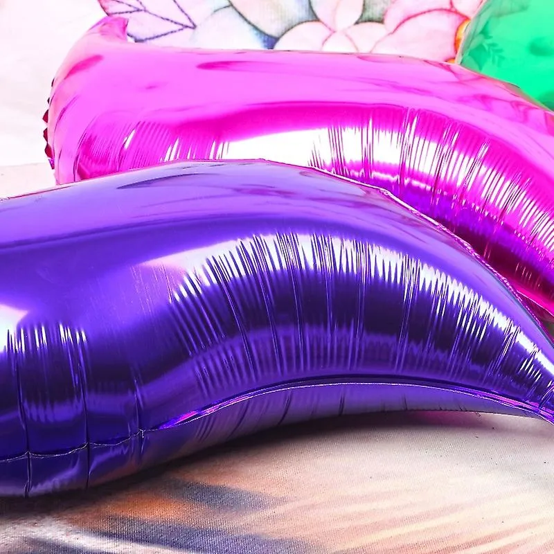10 ADET 24 IN? S?EKILLI BALON BAL?K KUYRUK DALGAL? BALON DO?UM GN D?N PARTI DZENLEME BALON