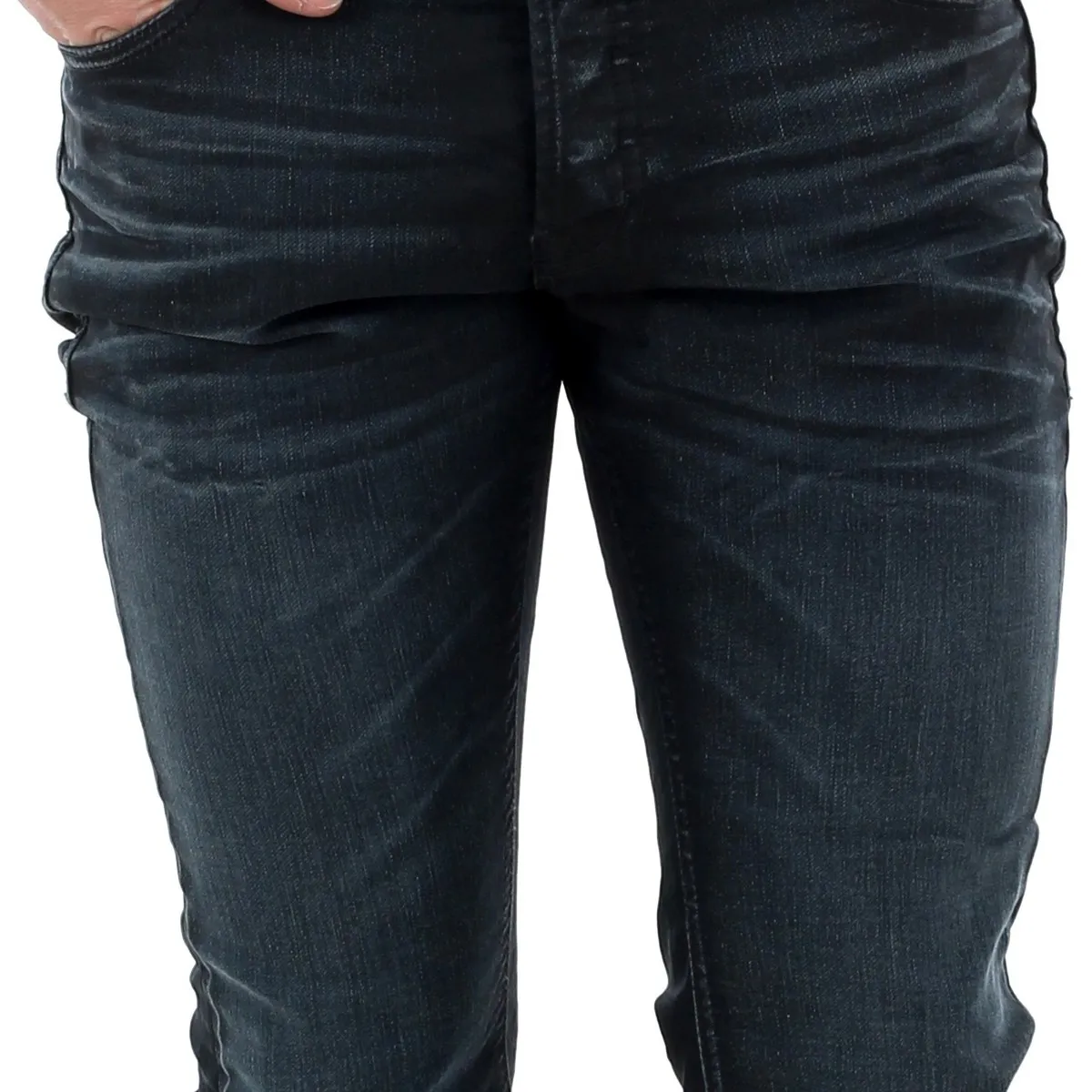 12166584 JJIGLENN JJORIGINAL JOS 123 ESP INDIGO KNIT