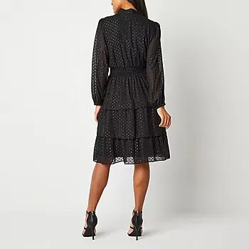 1PC  SMOCKED WAIST BLACK 52 SEVEN