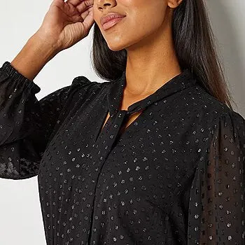 1PC  SMOCKED WAIST BLACK 52 SEVEN