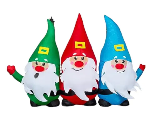 8 FT Tall Inflatable Santa Claus Outdoor Decoration Gnomes Blow