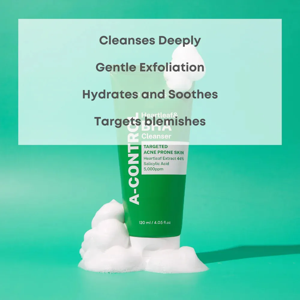 ACONTROL HEARTLEAF & BHA CLEANSER 120ML