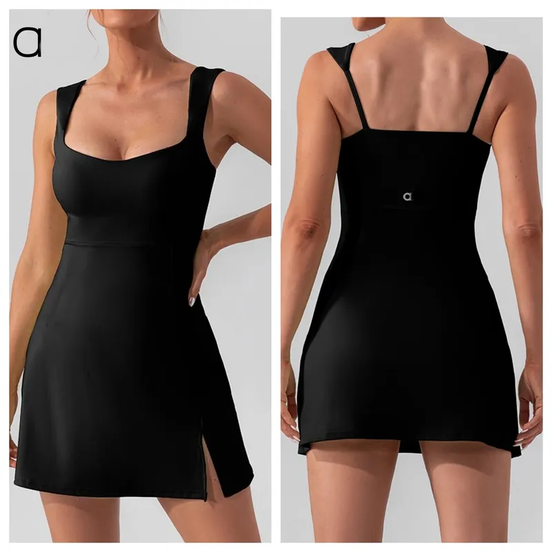 A154 Vestido de vestimenta para mujeres Diseñador Sexy Moda Fashion Yoga Mujeres Top Top Top Outdoor Golf Sports elástico Termin
