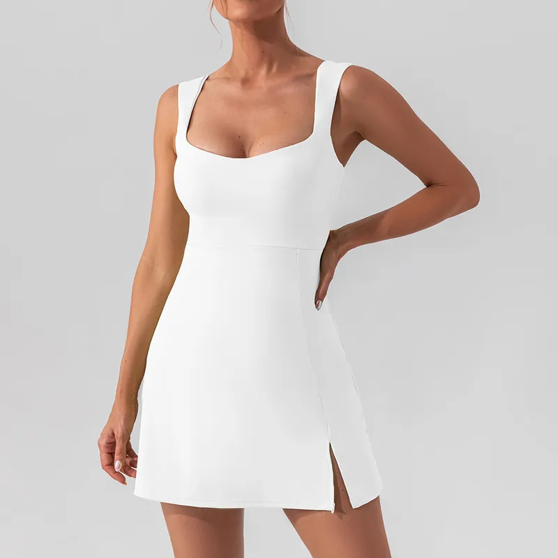 A154 Vestido de vestimenta para mujeres Diseñador Sexy Moda Fashion Yoga Mujeres Top Top Top Outdoor Golf Sports elástico Termin