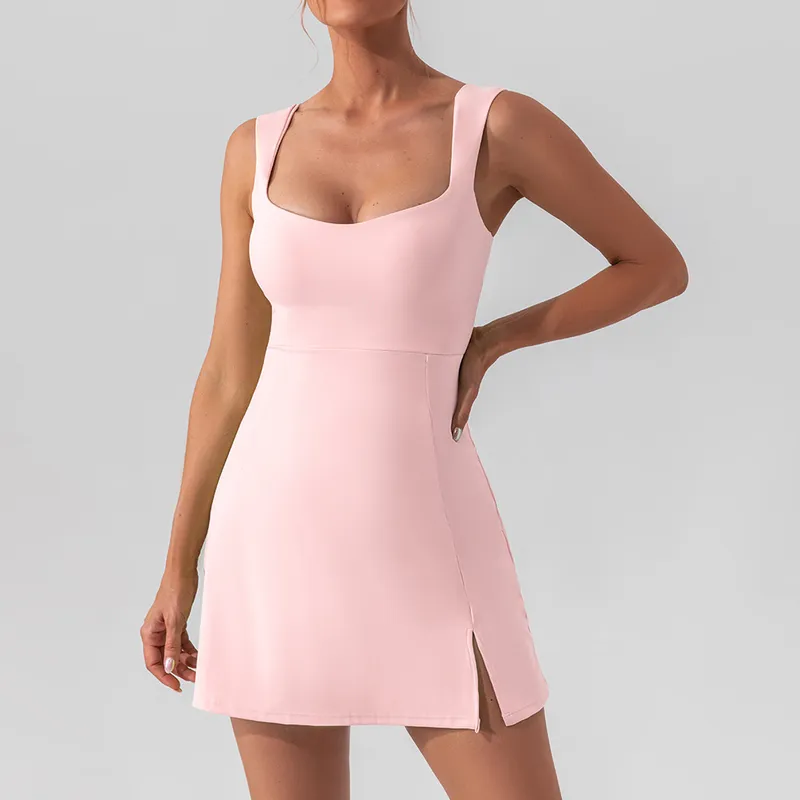 A154 Vestido de vestimenta para mujeres Diseñador Sexy Moda Fashion Yoga Mujeres Top Top Top Outdoor Golf Sports elástico Termin