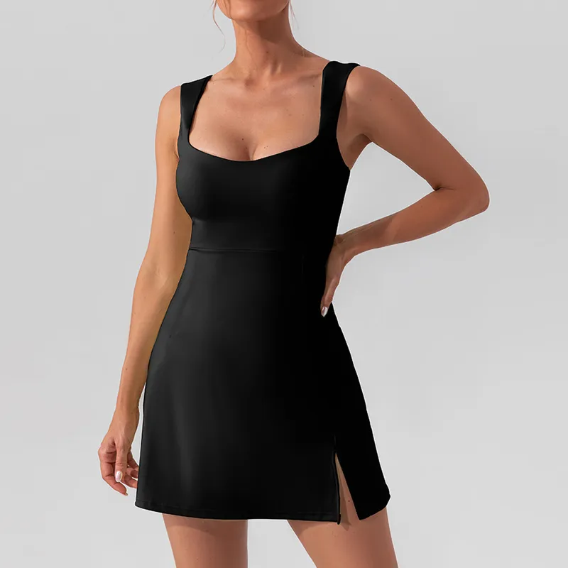A154 Vestido de vestimenta para mujeres Diseñador Sexy Moda Fashion Yoga Mujeres Top Top Top Outdoor Golf Sports elástico Termin