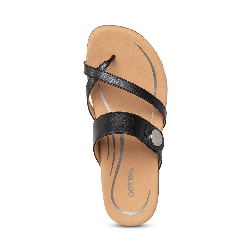 Aetrex femenino Izzy Black
