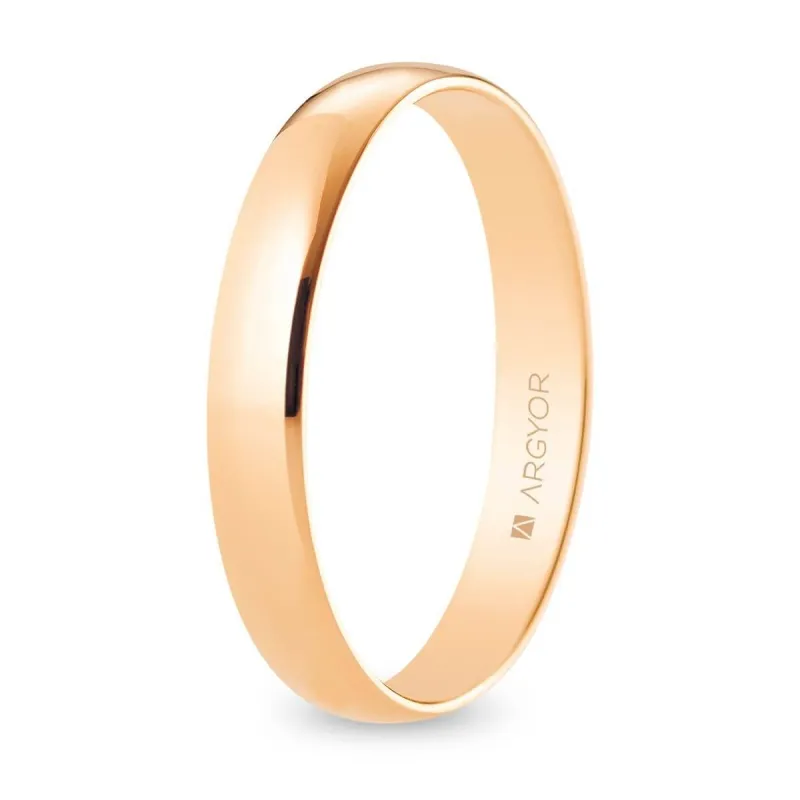 Alianza "Argyor" Pulida Oro 18k 3.5mm (R35RP00)