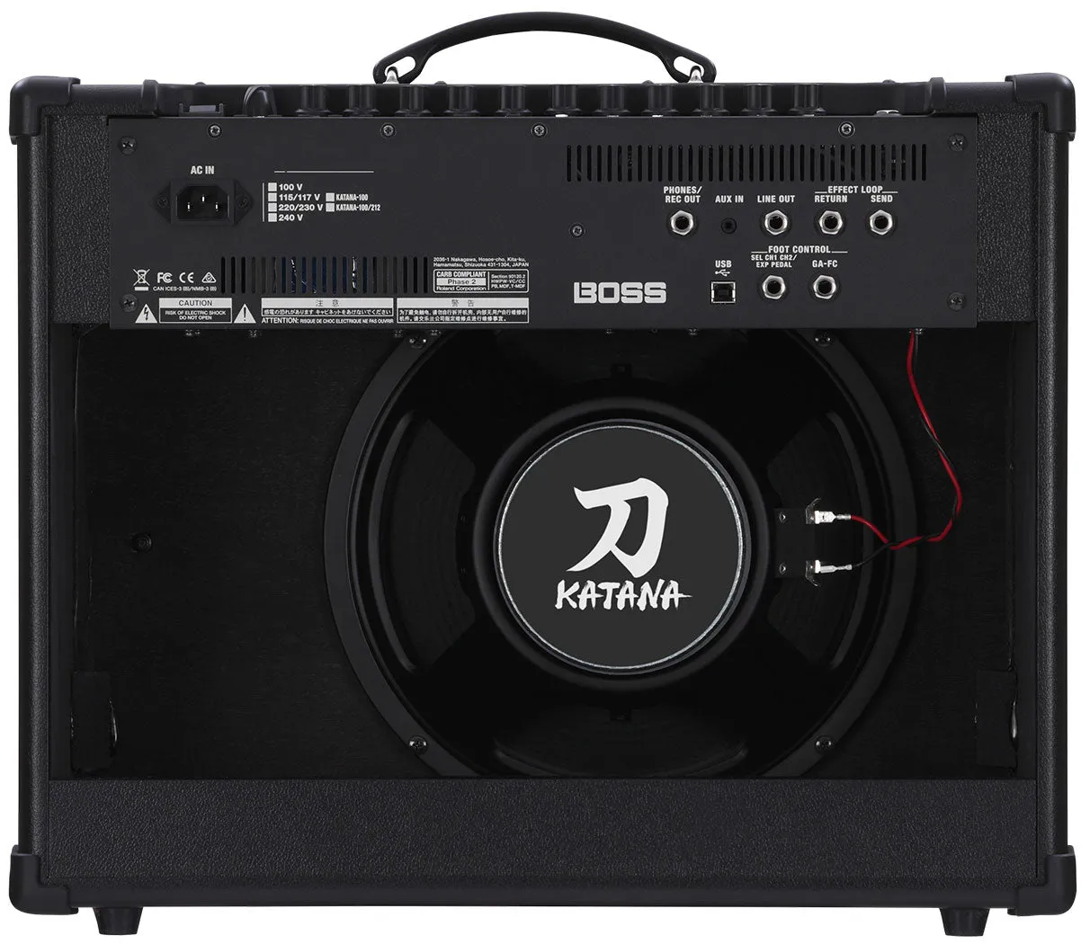 AMPLIFICADOR BOSS KTN100 MKLL KATANA 100W PARA GUITARRA ELéCTRICA 1X12