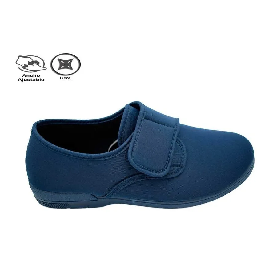 ANATÓMICA CANO CONFORT VELCRO CÓMODA PLAYERA DE CALLE PARA HOMBRE EN LICRA MARINO 22252