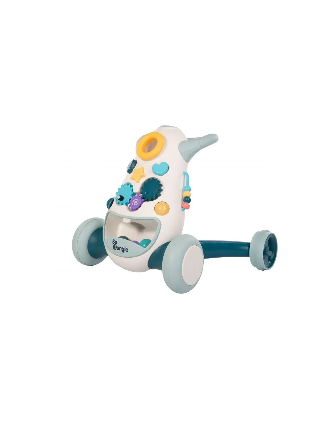 Andador didáctico azul de Bo Jungle