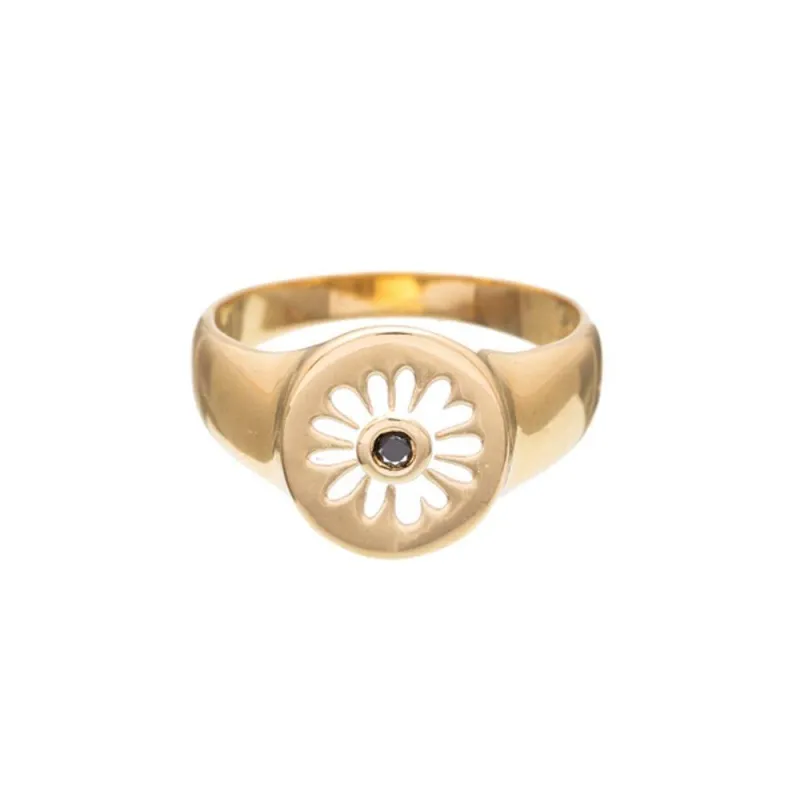 ANILLO AGATHA PARIS SARA CARBONERO CIAM BAÑO ORO MARGARITA 2240406270
