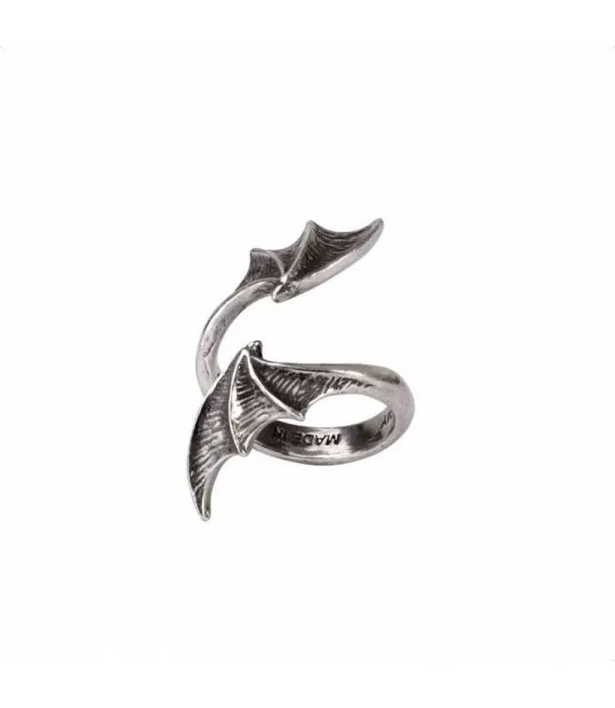 Anillo Alas Murcielago A NIGHT WITH GOETHE Alchemy R244