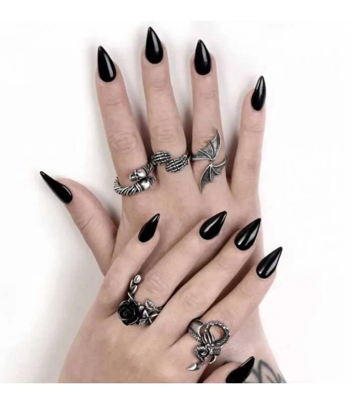 Anillo Alas Murcielago A NIGHT WITH GOETHE Alchemy R244