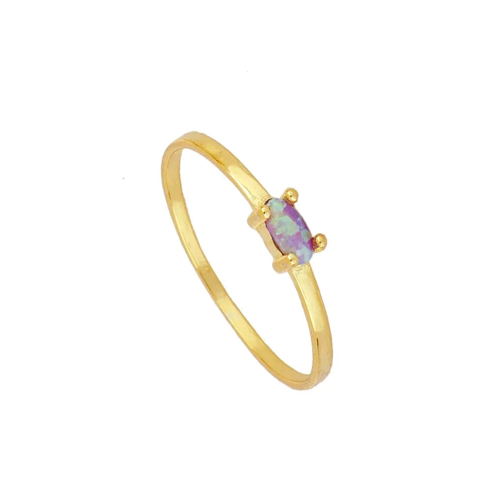 Anillo Albatros Lavanda Oro