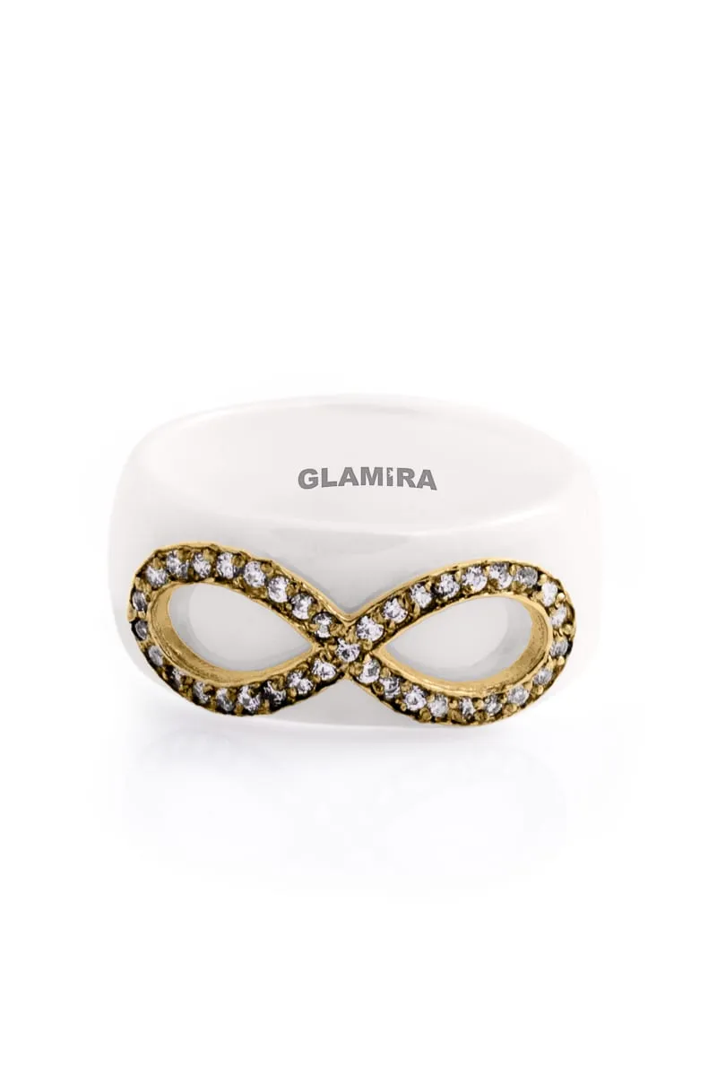 Anillo Boda Mujer Ceramic Star