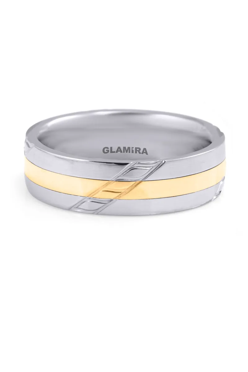 Anillo Boda Mujer Steely Plain
