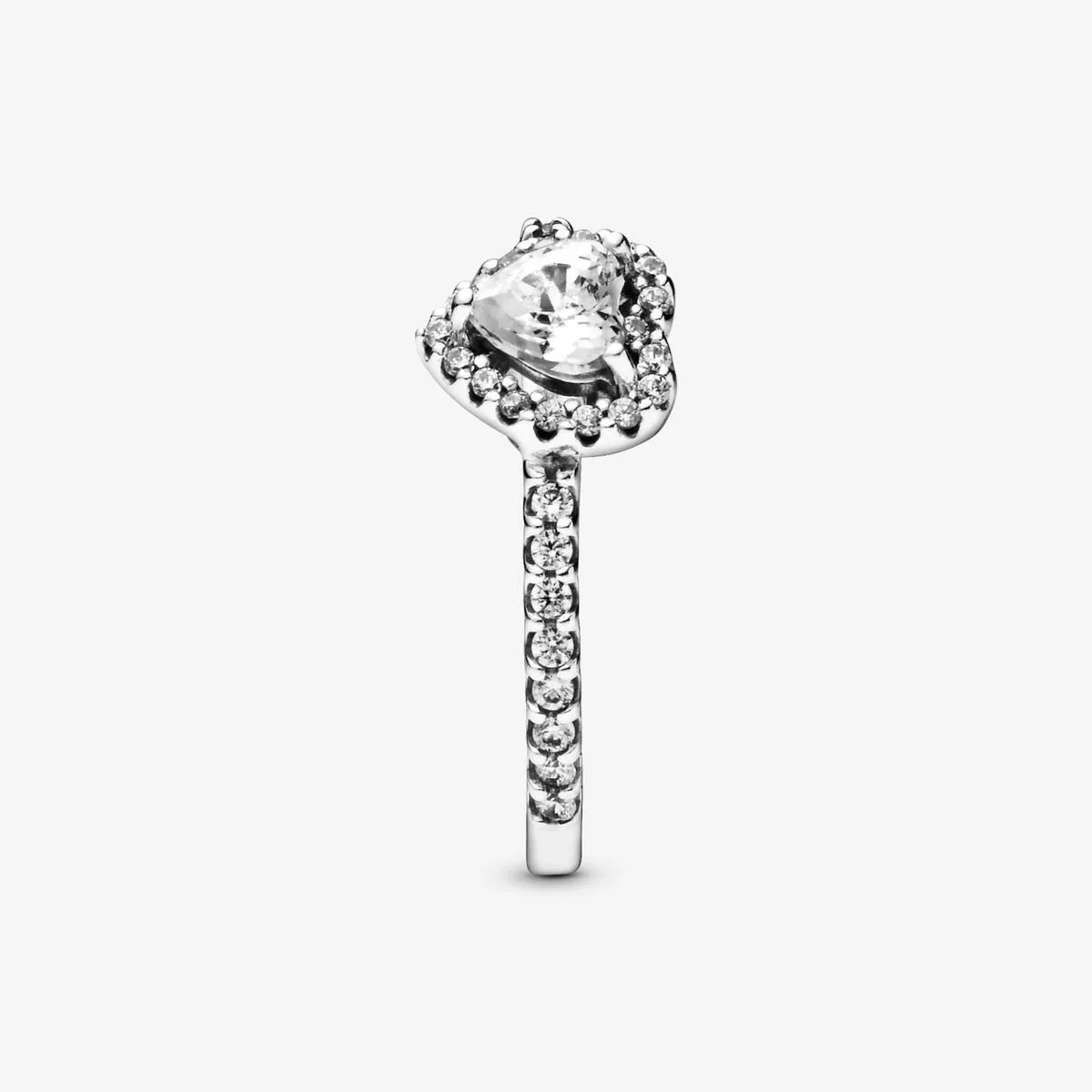 ANILLO CORAZóN EN RELIEVE  PANDORA