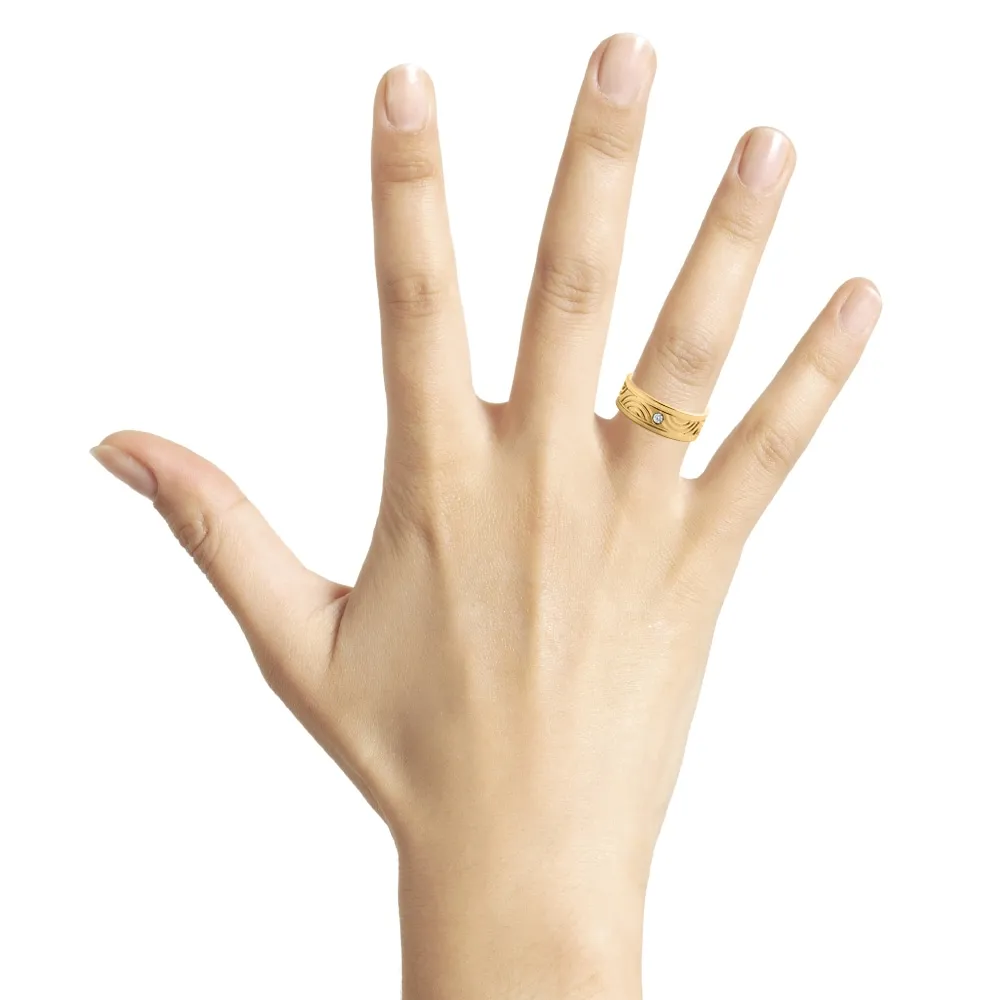 Anillo de boda Striped Beauty