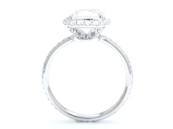 Anillo de diamante micropavé Harry Winston 