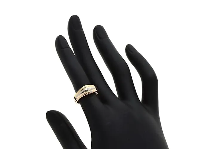Anillo de diamante tricolor Cartier 