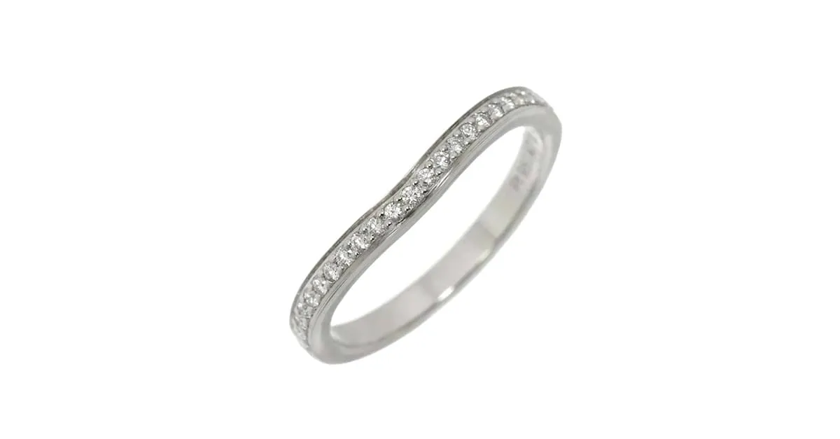 Anillo de platino con diamante Cartier Ballerina Curve #47 