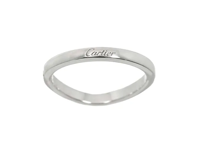Anillo de platino con diamante Cartier Ballerina Curve #47 