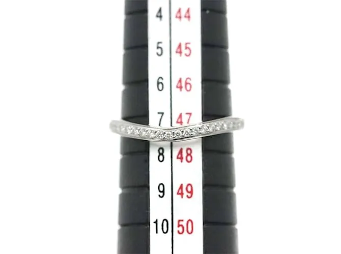 Anillo de platino con diamante Cartier Ballerina Curve #47 