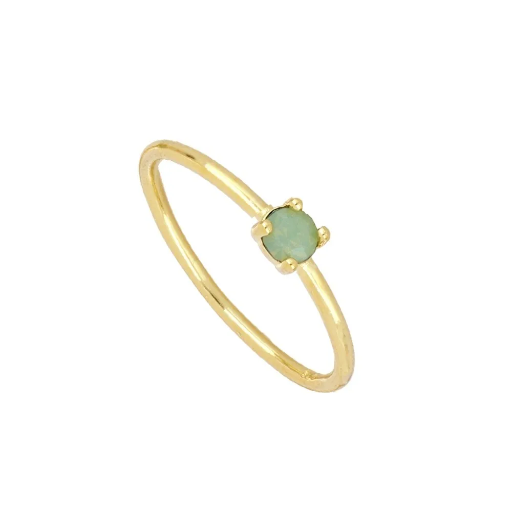 Anillo Dunya Ópalo Oro