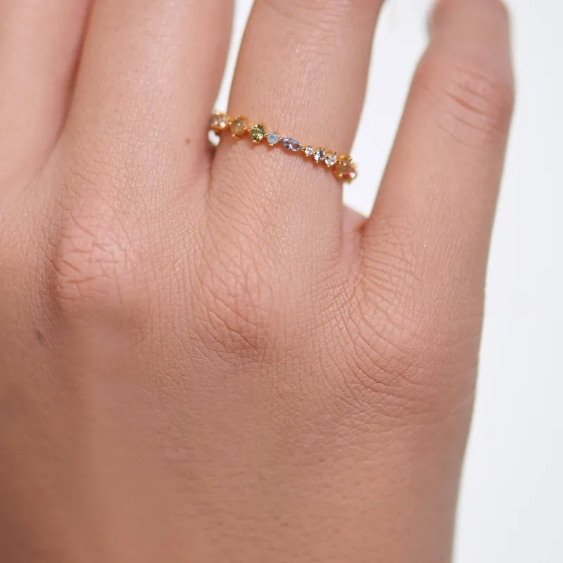 ANILLO PDPAOLA PAPILLON PLATA BAÑO ORO MUJER AN01191