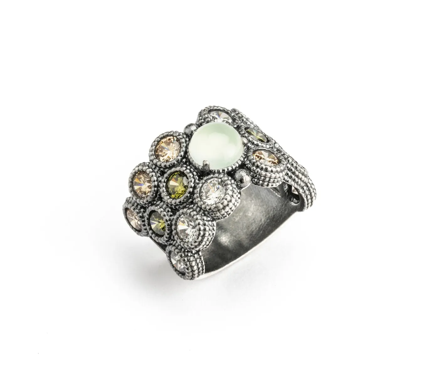 Anillo Raive Calcedonia y Circonitas 15673