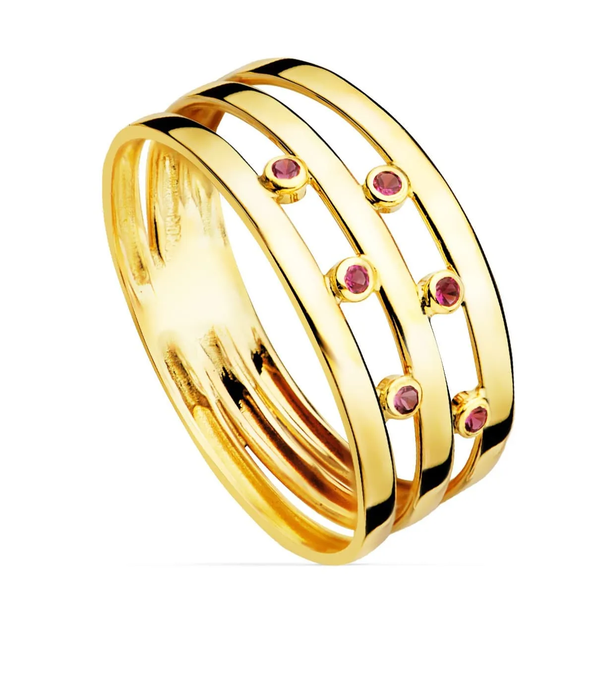 Anillo Red Band Oro amarillo 18K