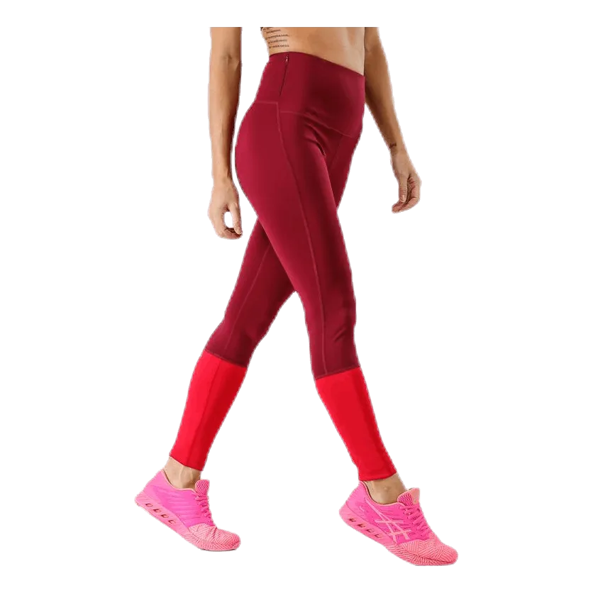 Asics High Waist Tight Purple/Red