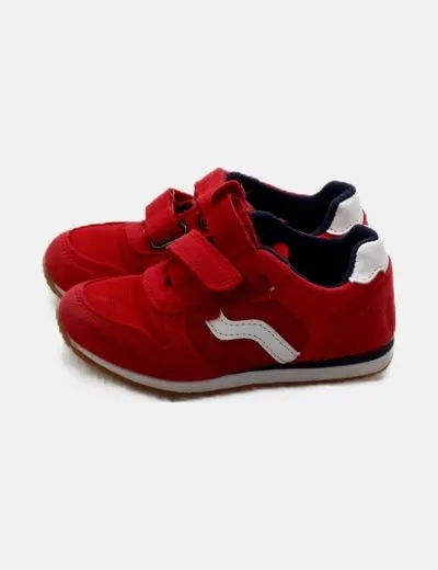 Bache Deportiva roja velcro