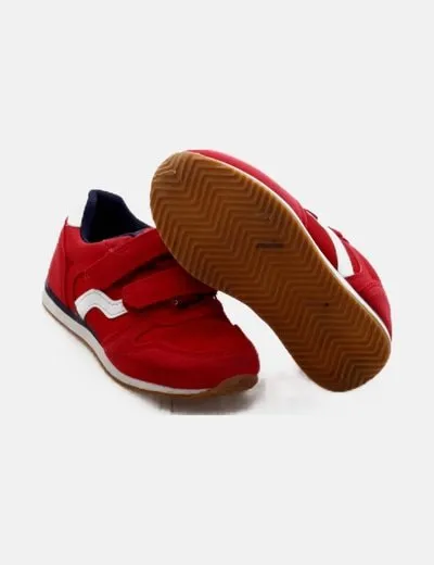 Bache Deportiva roja velcro