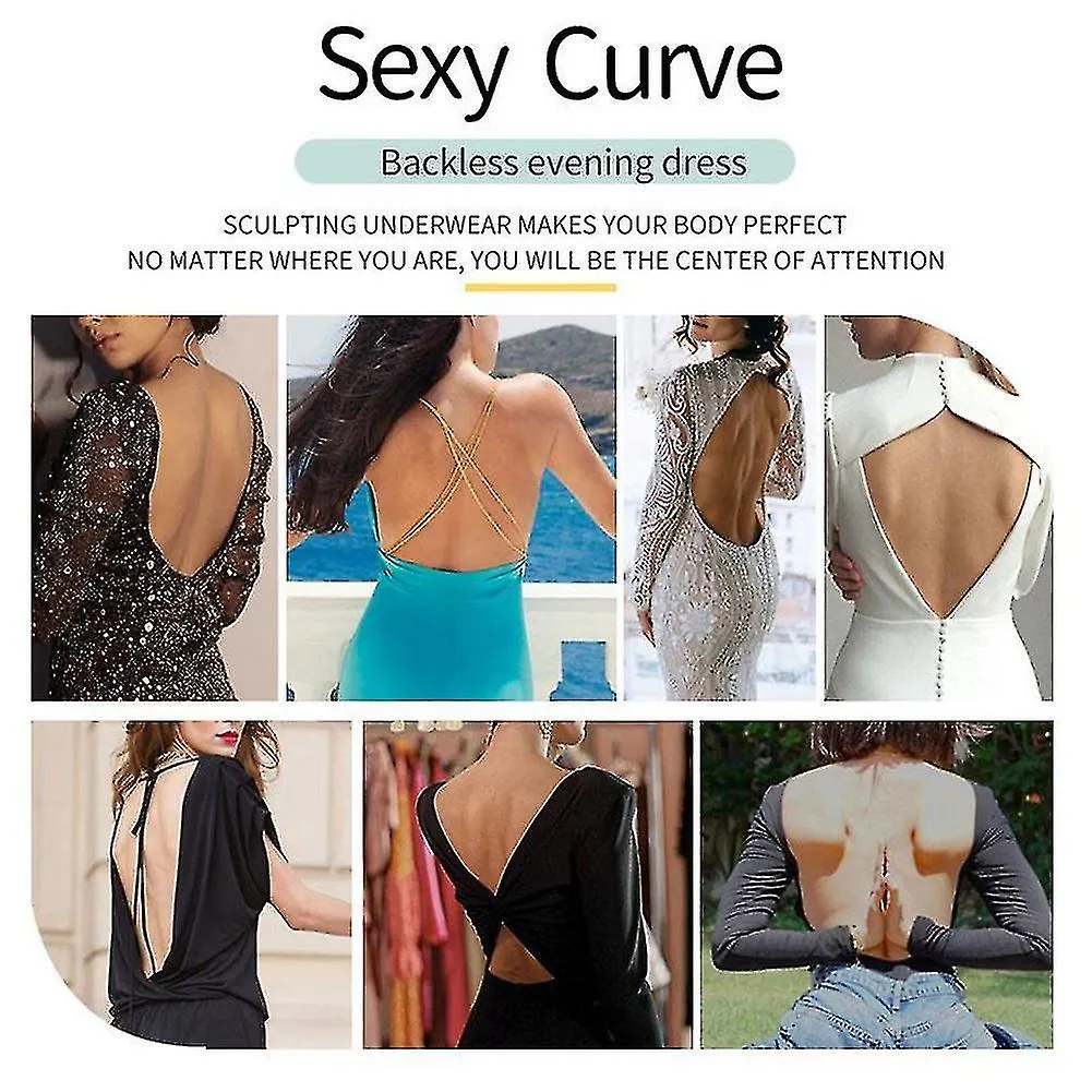 BACKLESS BODY SHAPER BRA MUJERES HUNDIENDO PROFUNDO VNECK BODY SHAPER SEAMLESS THONG INVISIBLES SHAPEWEAR PARA BODA
