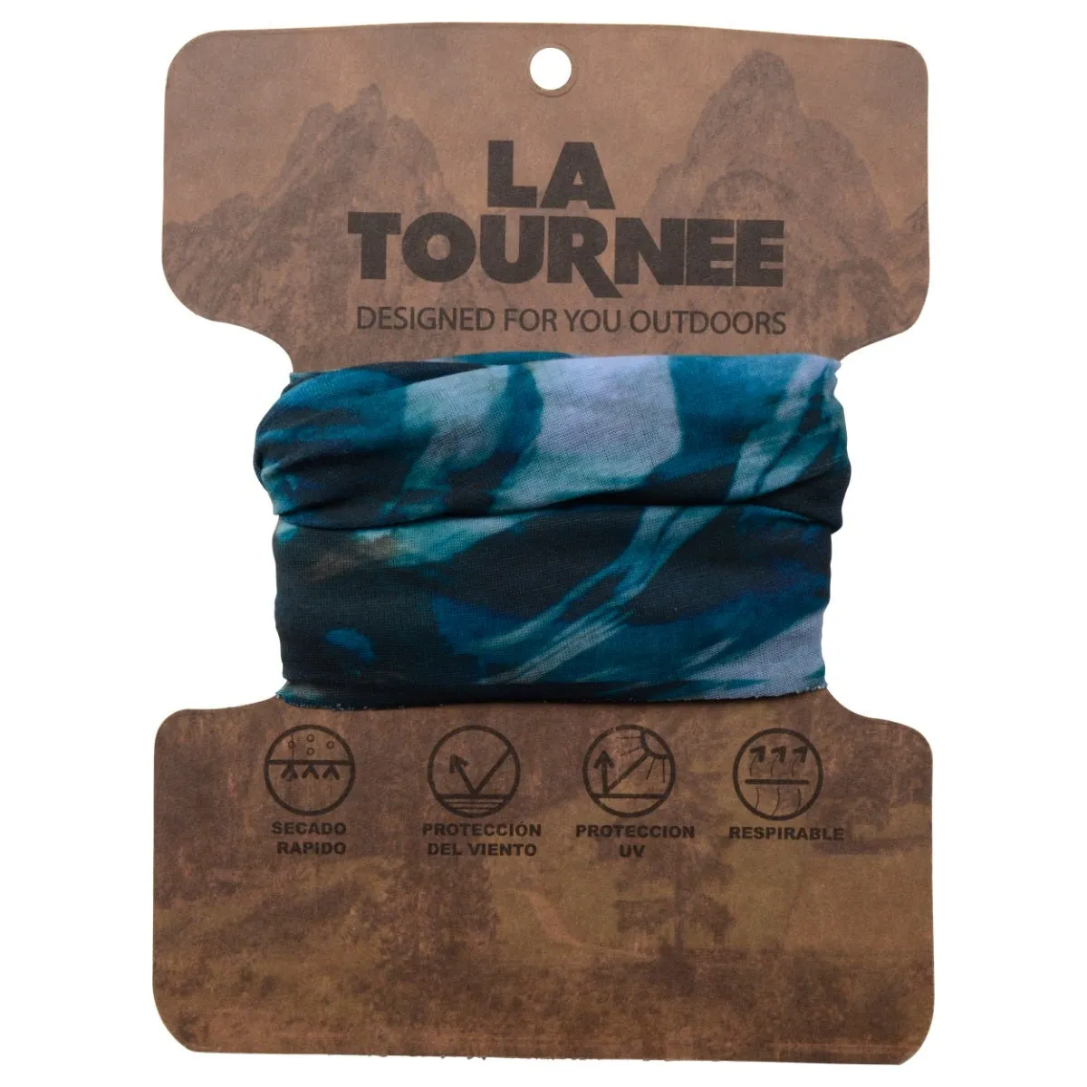 Bandana Multifuncional Outdoor La Tournee Azul