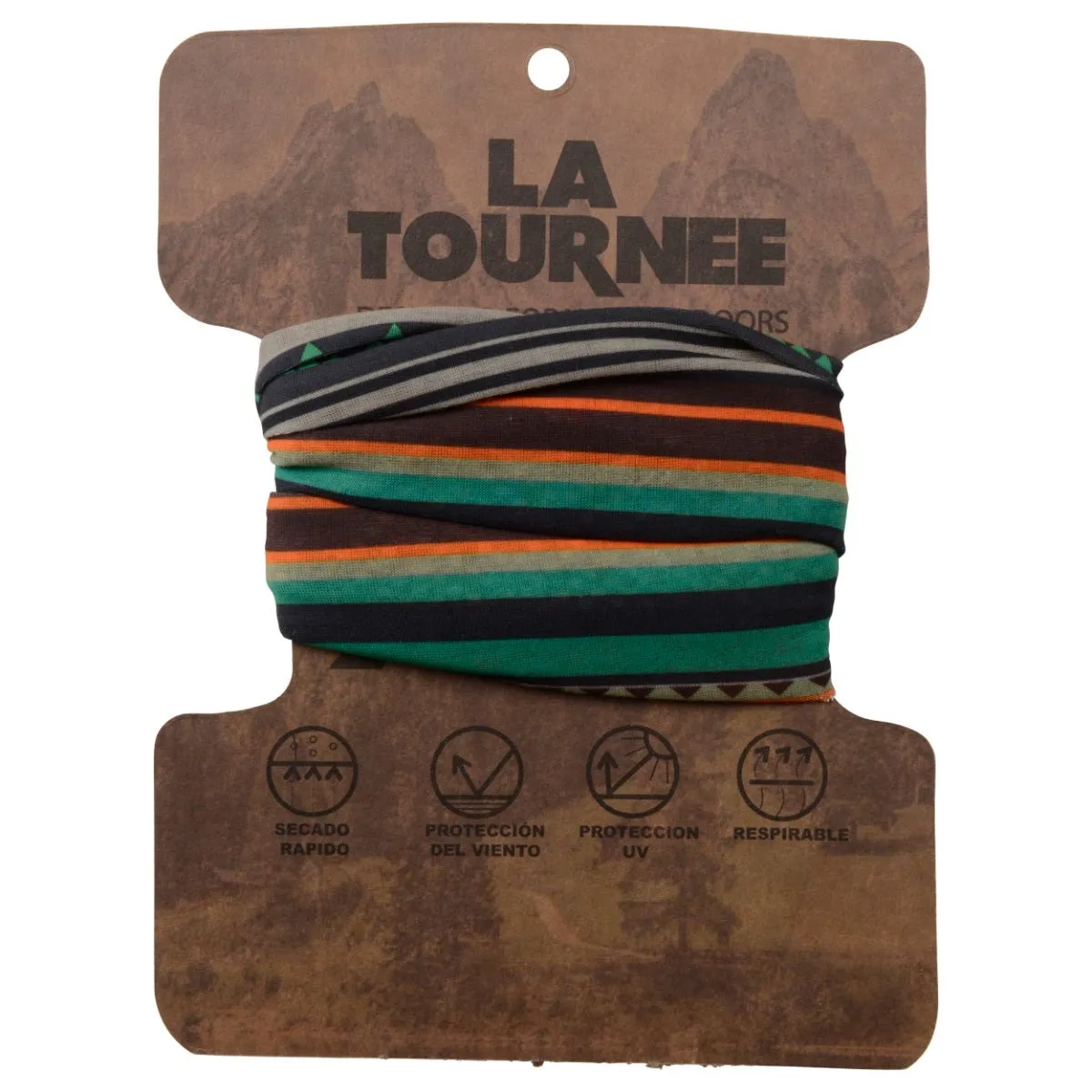 Bandana Multifuncional Outdoor La Tournee Multicolor