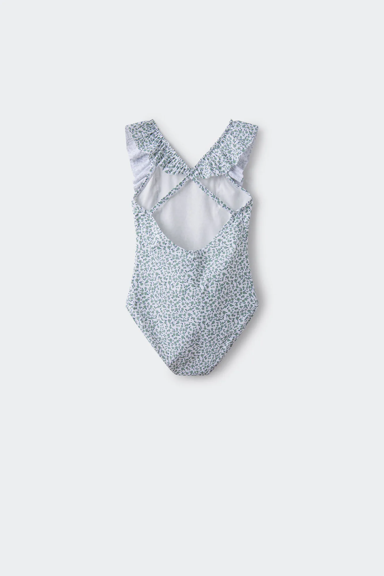 Bañador flores niña