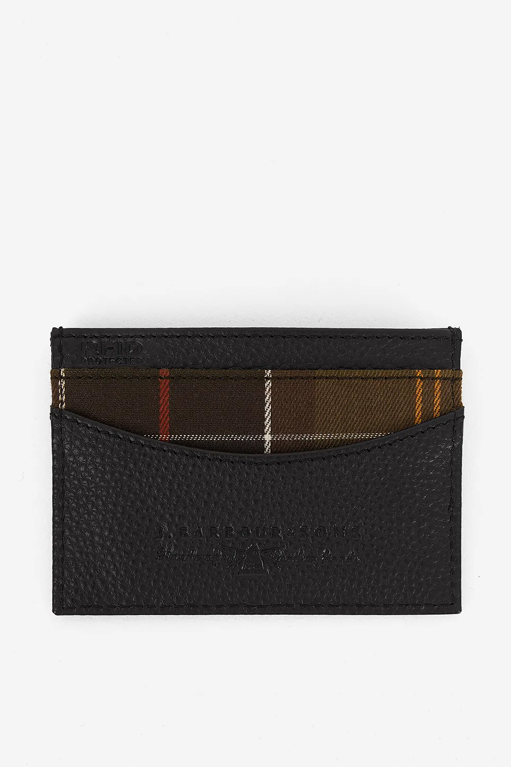 Barbour Tarjetero Debossed Logo Card