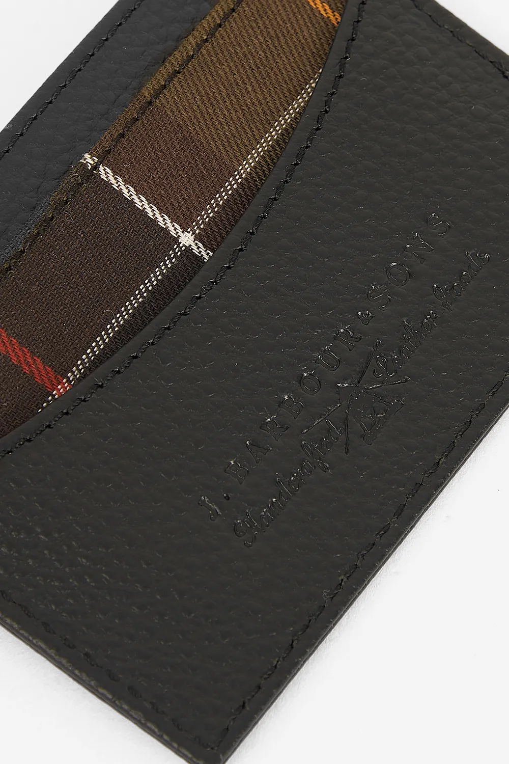 Barbour Tarjetero Debossed Logo Card