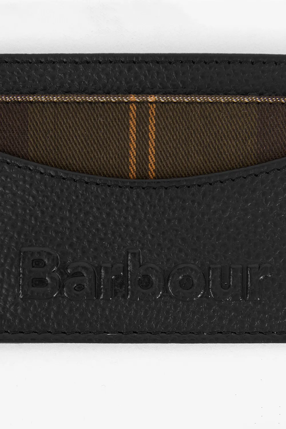 Barbour Tarjetero Debossed Logo Card