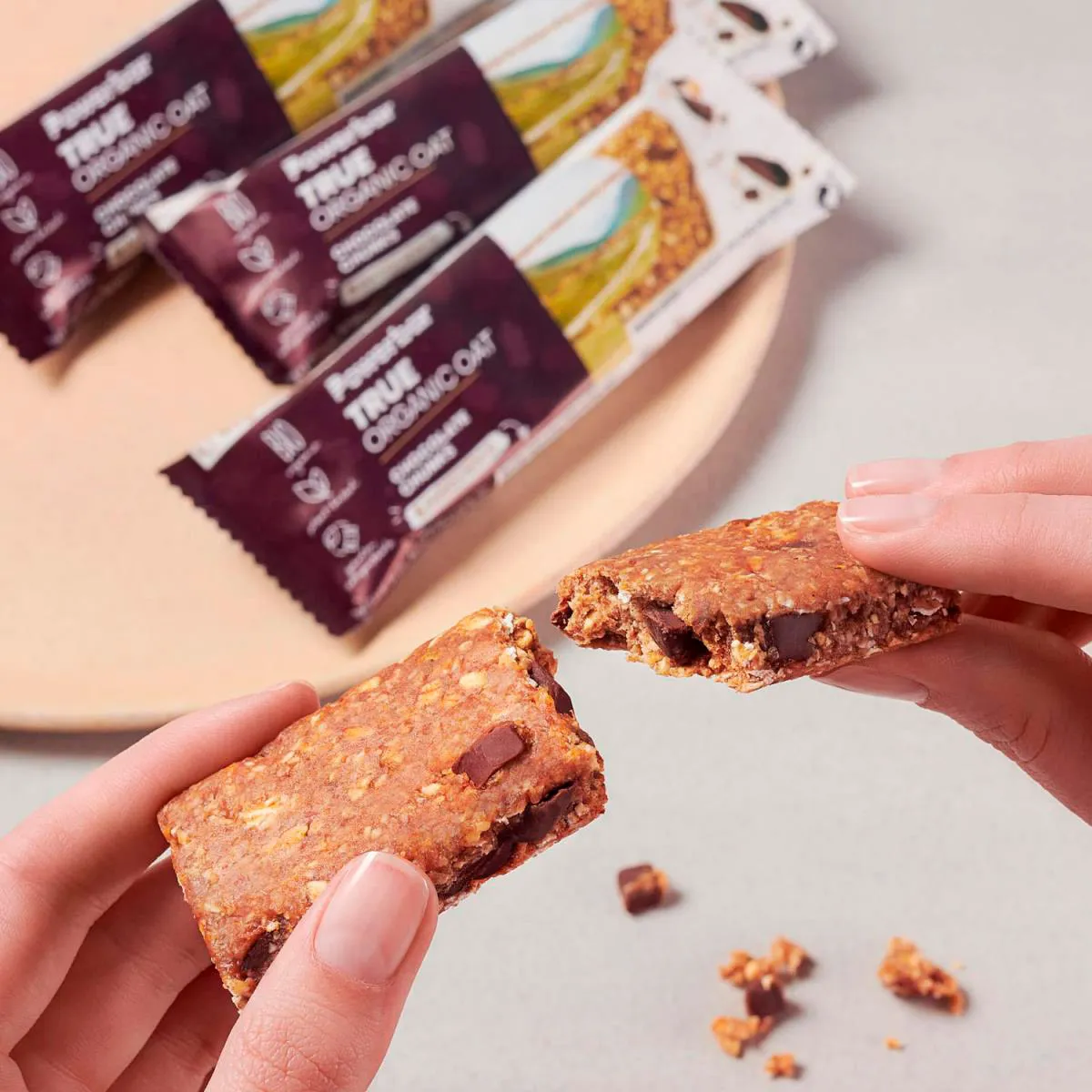 Barrita energética powerbar True Organic Oat Choco Chunks
