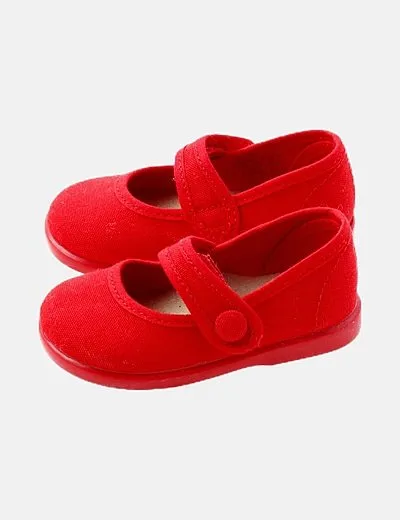 Batilas Zapato rojo velcro