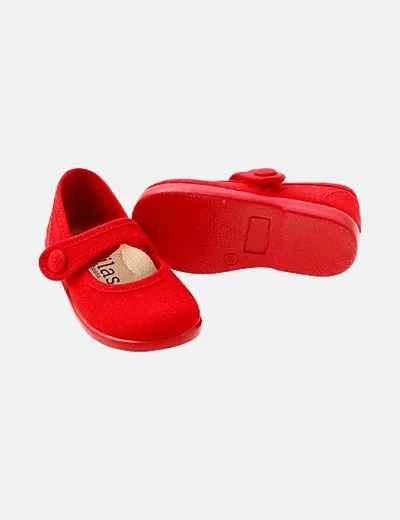 Batilas Zapato rojo velcro