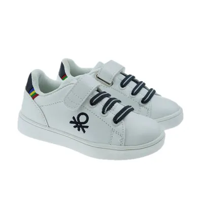 BENETTONDeportivas blancas velcro Benetton BTK214005