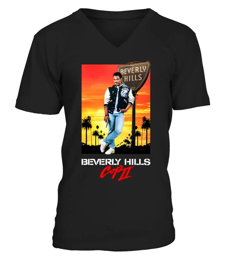 Beverly Hills Cop BK (13) Camiseta cuello en V Unisex