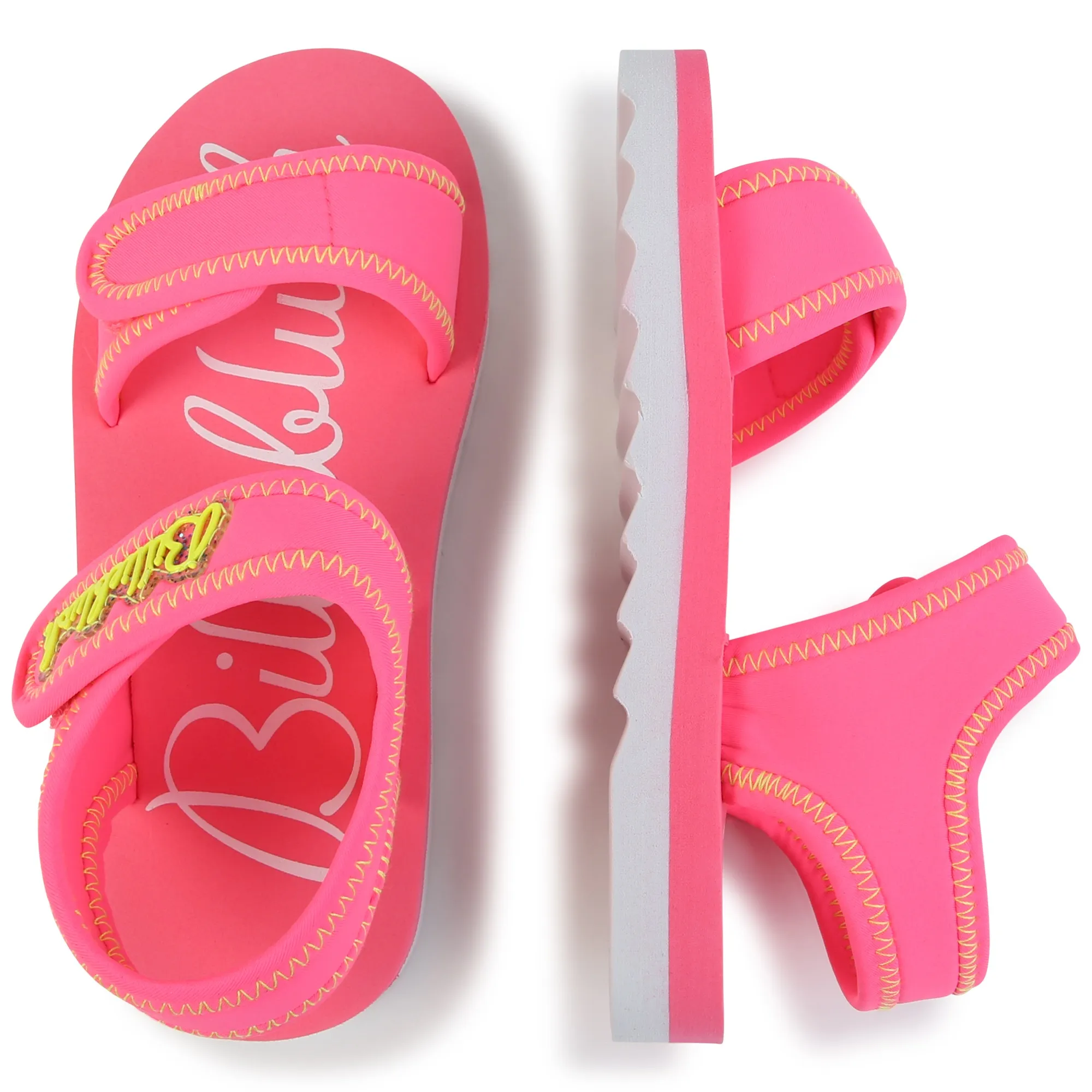 BILLIEBLUSH Sandalias con velcro y parche