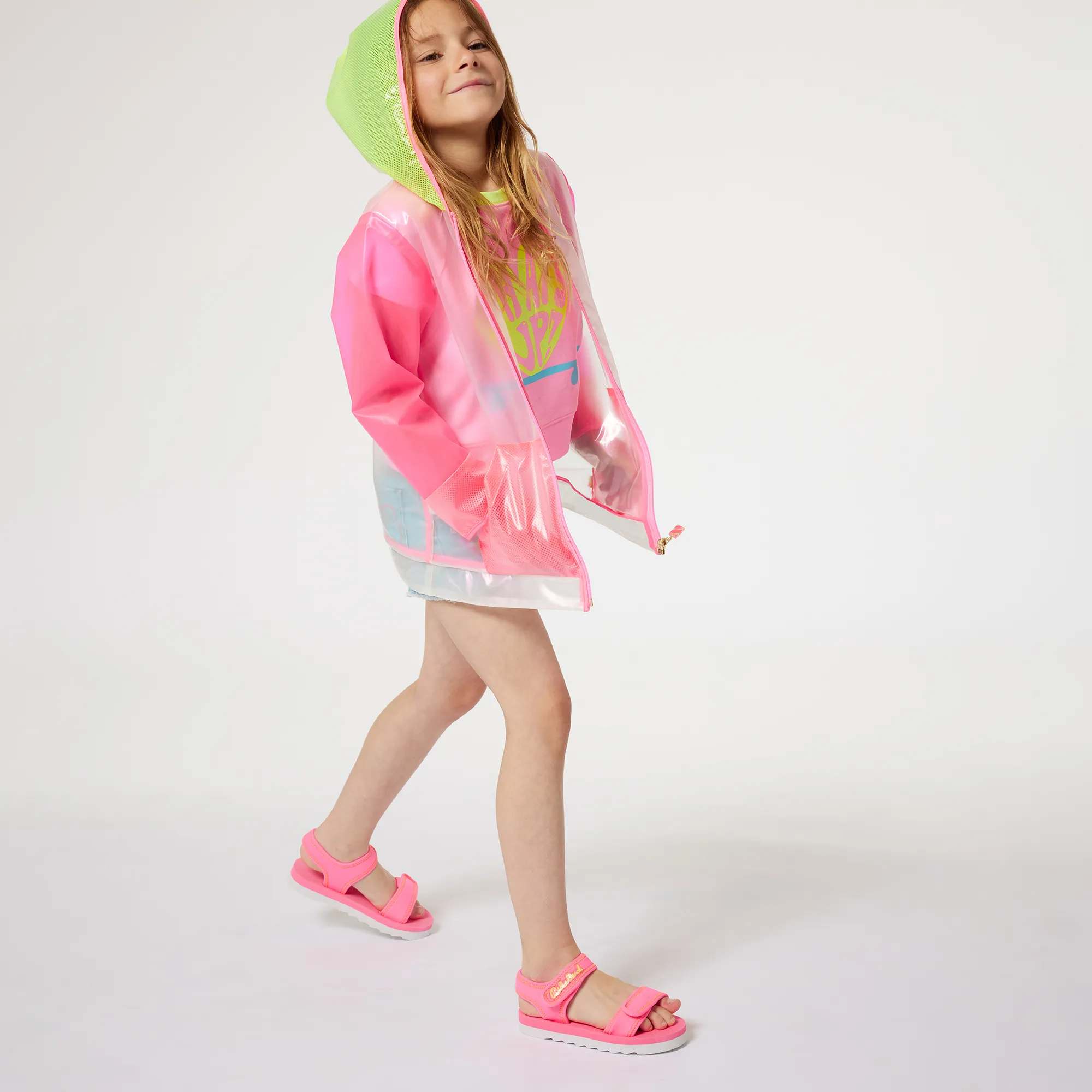 BILLIEBLUSH Sandalias con velcro y parche