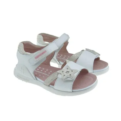 BIOMECANICSSandalias niña piel estrellas velcro Biomecanics 222204
